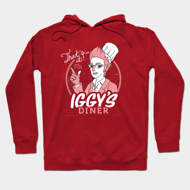 Iggy's Diner Hoodie by PoliteYetPeculiar